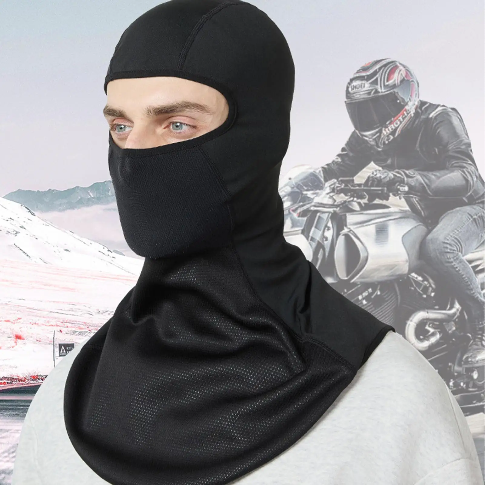 

Face Thermal Cover Soft Warm Shield Outdoor Warm Full Face Cover For Family Enthusiast Outdoors Skiing Winter Cycling Birthday