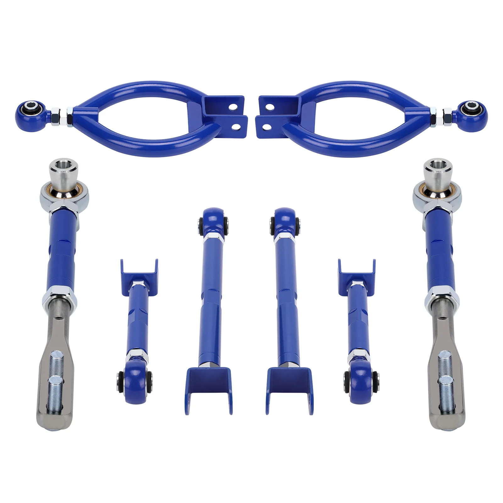 Rear Camber Kit + Traction Control Arms Tension Rods For Nissan 300ZX Z32 90-96