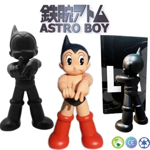 26CM Astro Boy Mighty Atom 대형 그림 Tetsuwan Atom 움직일 수있는 애니메이션 액션 피규어 부드러운 접착 컬렉션 장난감 휴일 선물 Best5