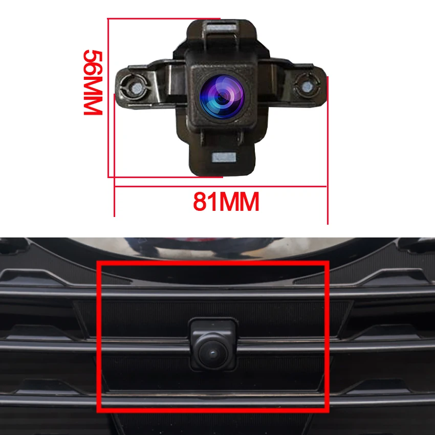 HD CCD Car Front View Parking Night Vision Positive Waterproof High Quality Logo Camera For Subaru Forester 2019 2020 2021 2022