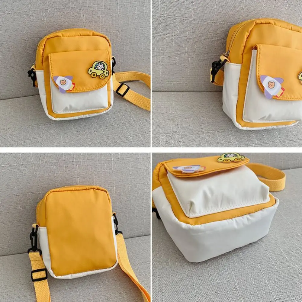 Durable Nylon Mini Shoulder Bags Cute Small Satchel Handbags Little Girls