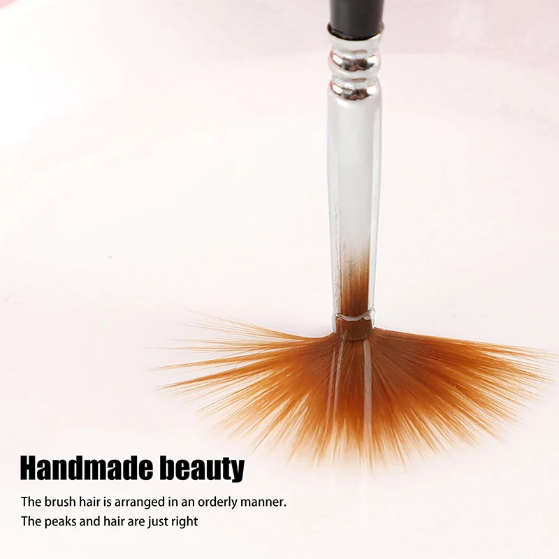 5Pcs 00000 Precision Fine Tip For Acrylic Models Mini Miniature Detail Nylon Hair Thin Extra Fine Paintbrushes Paint Brush Set