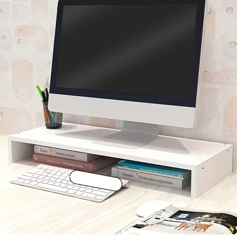 Computers with Elevated Shelves, Laptops with Elevated Shelves, Office Desk Storage Racks, Desktop Storage Racks, Home Dormitory