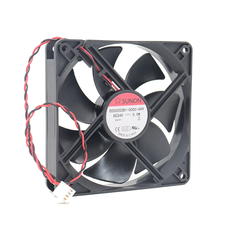 EEC0252B1-000C-A99 Original SUNON 12025 24V 5W Cabinet Air Conditioning Cooling Fan