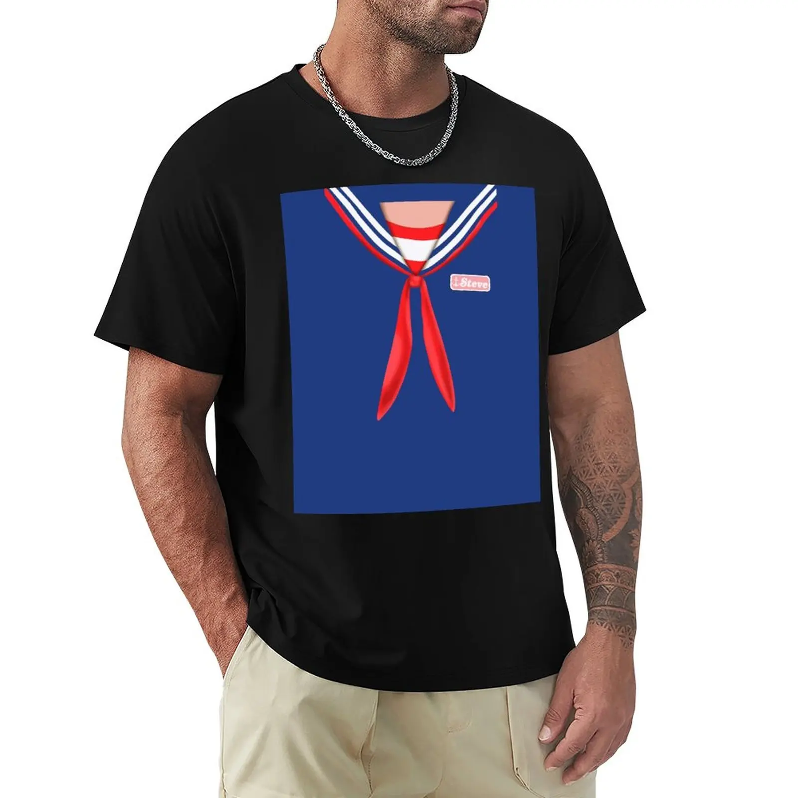 

Scoops ahoy! Steve T-Shirt oversized t shirts T-shirt short mens funny t shirts