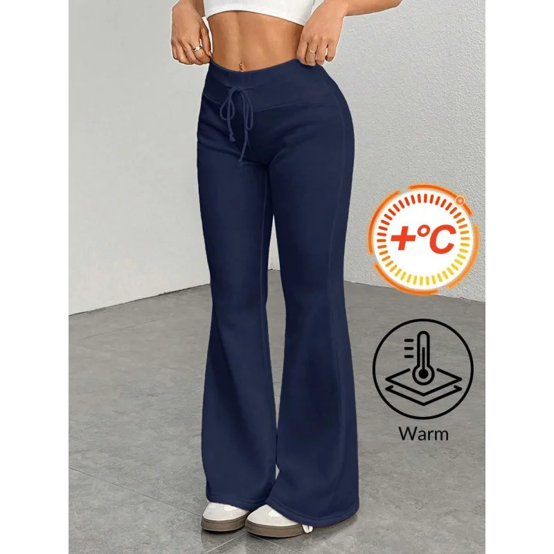 

Леггинсы с высокой талией и завязками, повседневные брюки, женская мода, весенний сезон, нейтральный стиль, другой материал, 100% комфортные, для отдыха.