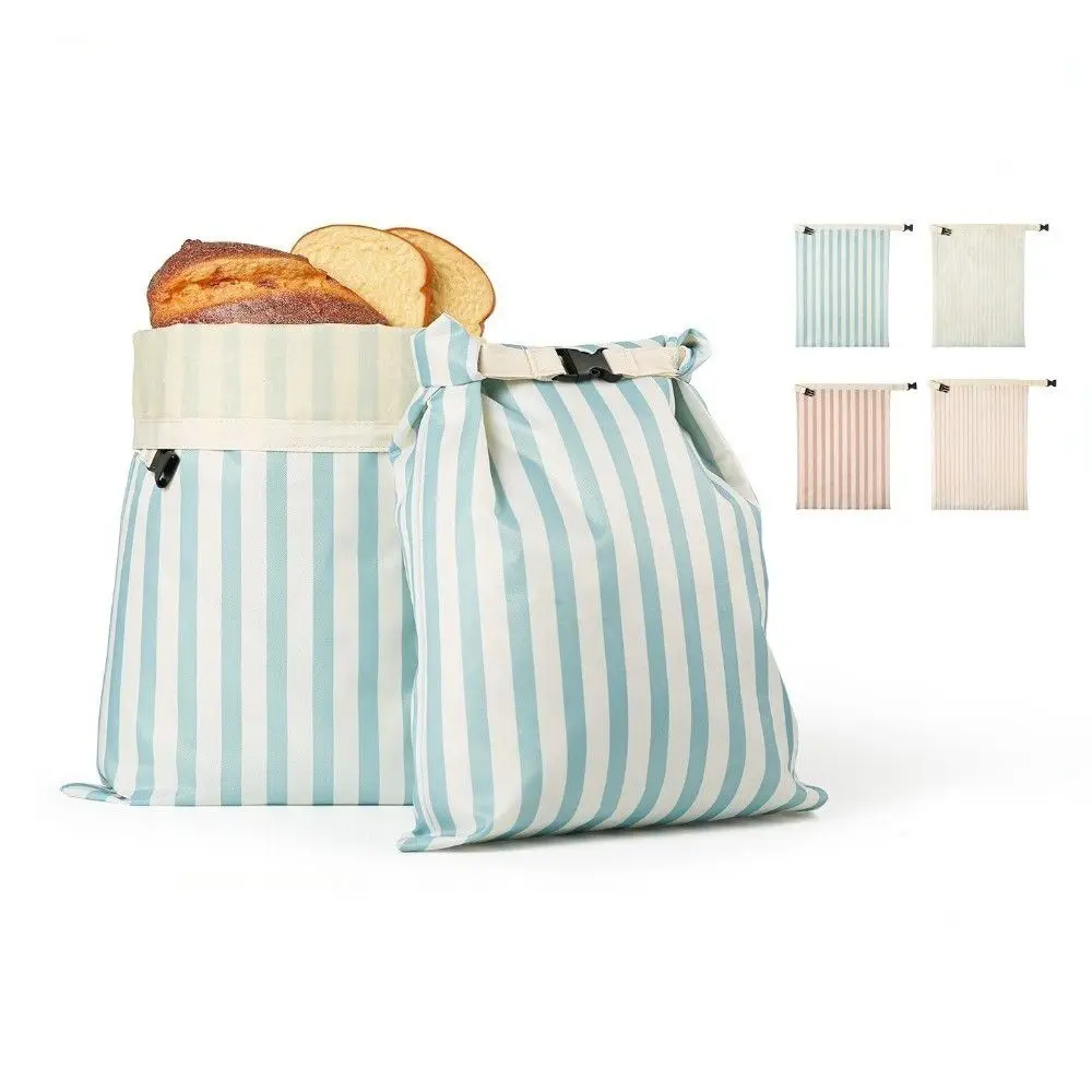 Reusable Beeswax Bread Bag Beeswax Coating Fresh Keeping Bread Preservation Bag Portable Oxford Cloth Sourdough Bread Bag