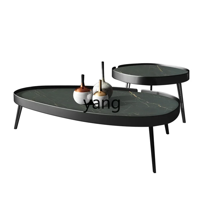 

CX light luxury simple modern living room household small apartment size round coffee table