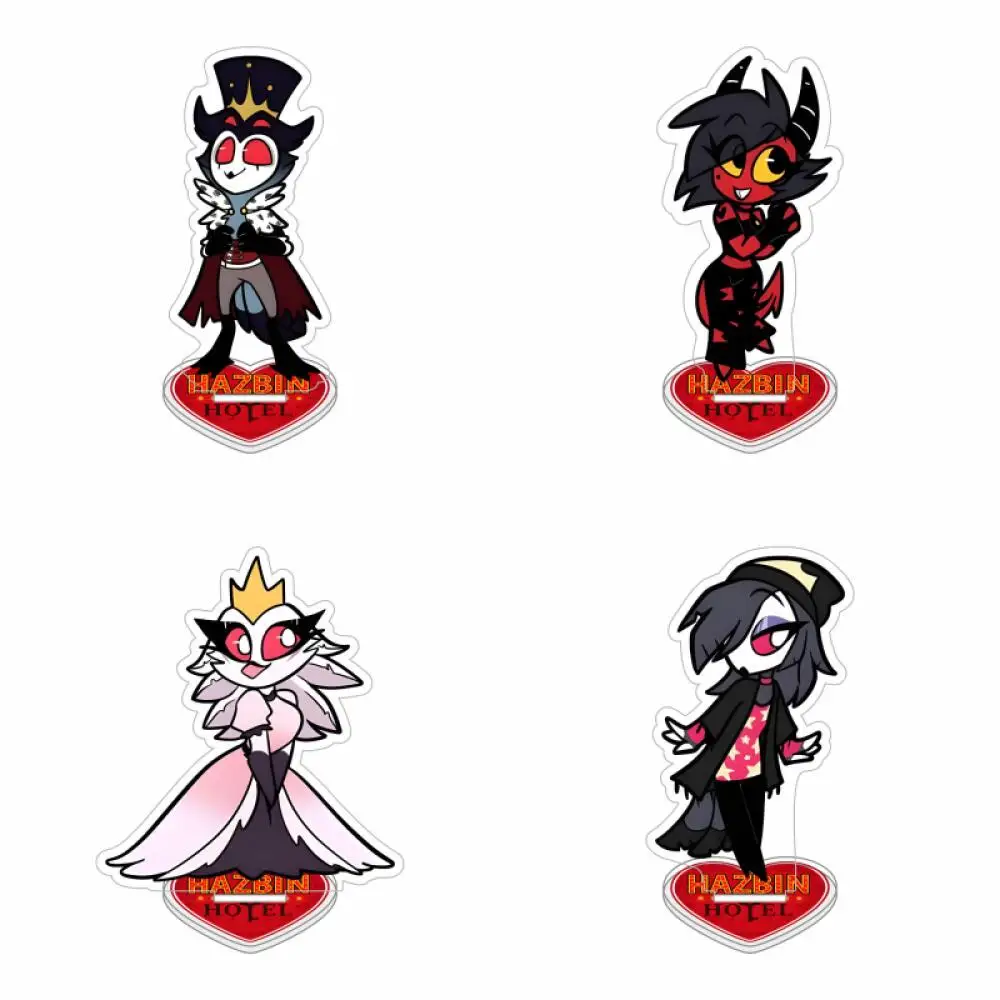 

Акриловая подставка для Helluva Bass Q Version, аниме-фигурка, модель дисплея, тарелка, украшение для стола, акриловый стоячий орнамент, подарок 10 см