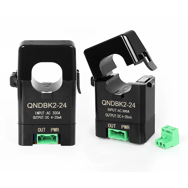 QNDBK2-24 Split Clamp Current Transformer AC 50A/100A/200A/250A/300A/400A 4-20mA Output