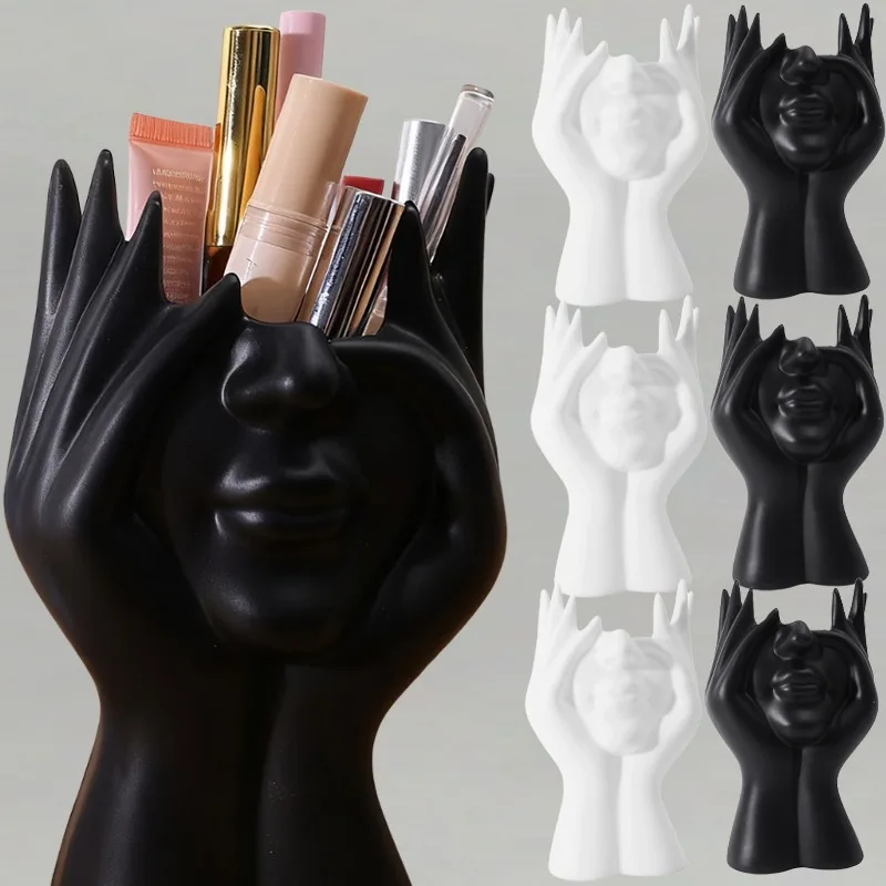 

1/2 шт. Настольный органайзер в скандинавском стиле: коробка для хранения, подставка для ручек, органайзер для цветов, современный декор для женщин и мужчин, аксессуары для DIY