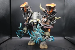 100mm Resin Model Puzzle Kit Game Character (Minotaur Shaman Priest) Model Removable Unpainted (Free Shipping)