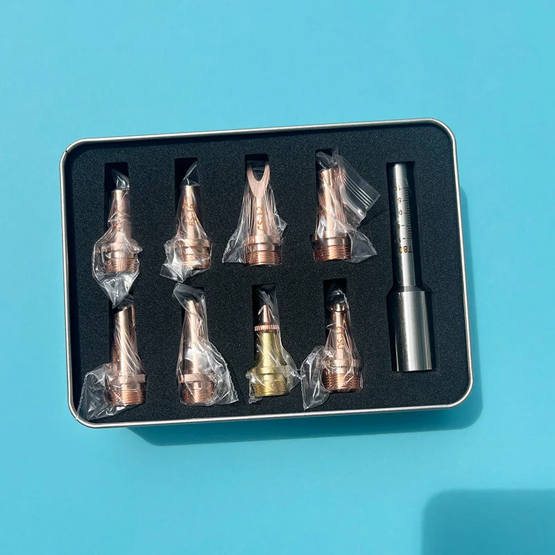 M16 SUP Box Verpacktes Handgehaltenes Schweißdüsen-Kalibrierungsrohr für WSX CQWY QILIN Laser-Metallschweißkopf Düsenanschluss – Detail 1