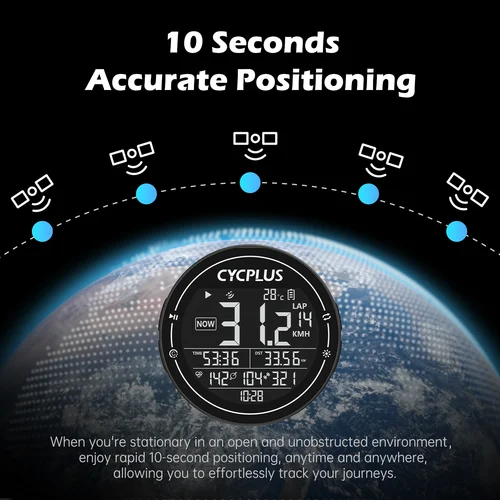 Imagen 2 del producto CYCPLUS M2 accesorios de bicicleta GPS ordenador de bicicleta inalámbrico ANT + BLE 5,0 velocímetro impermeable bicicletas Cyclocomputer