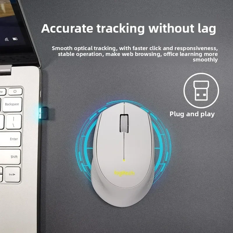 로지텍 무선 마우스 출장, 여행, 홈 오피스에 적합한 휴대용 무선 마우스 LOGI MM280