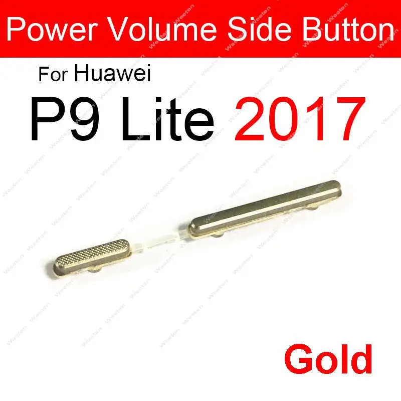 Power Volume Buttons For Huawei P9 Lite 2016 P9 Lite 2017 Side On Off Power Volume Keys Replacement