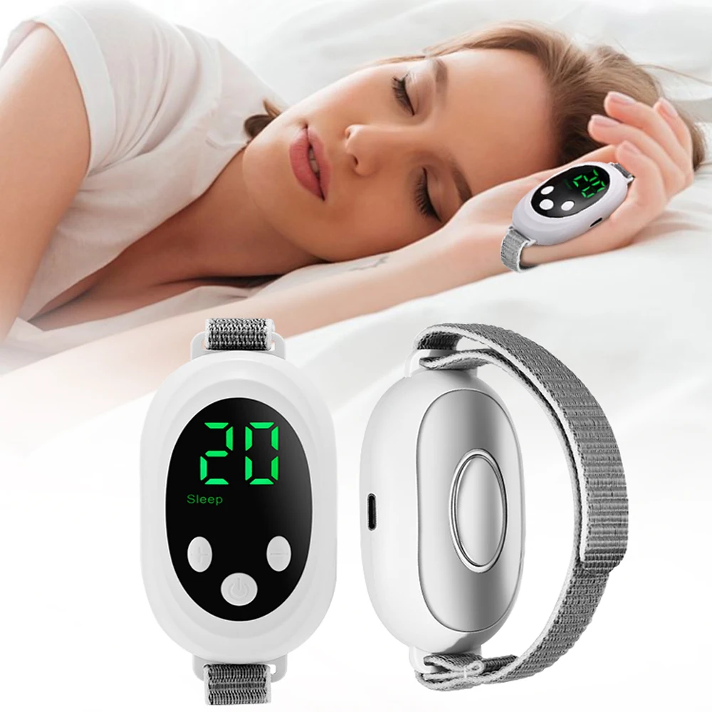 Handheld slaaphulpapparaat Verlicht slapeloosheid Instrument Helpt bij de slaap Nachtangst Therapie Ontspanning Overdrukontlasting Slaapapparaat