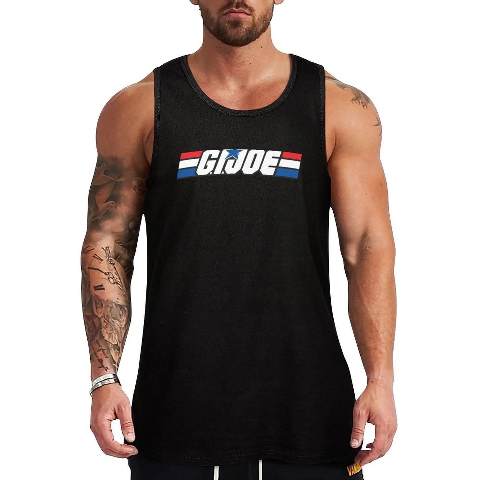 Gi Joe Logo Artwork Tank Top Sports Tank Top Moisture Wicking Quick Dry Shirt