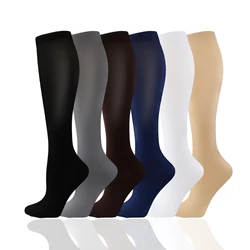 Calcetines elásticos de compresión para hombre y mujer, medias largas de compresión para ciclismo, fitness al aire libre, correr, deportes, presión, Amazon