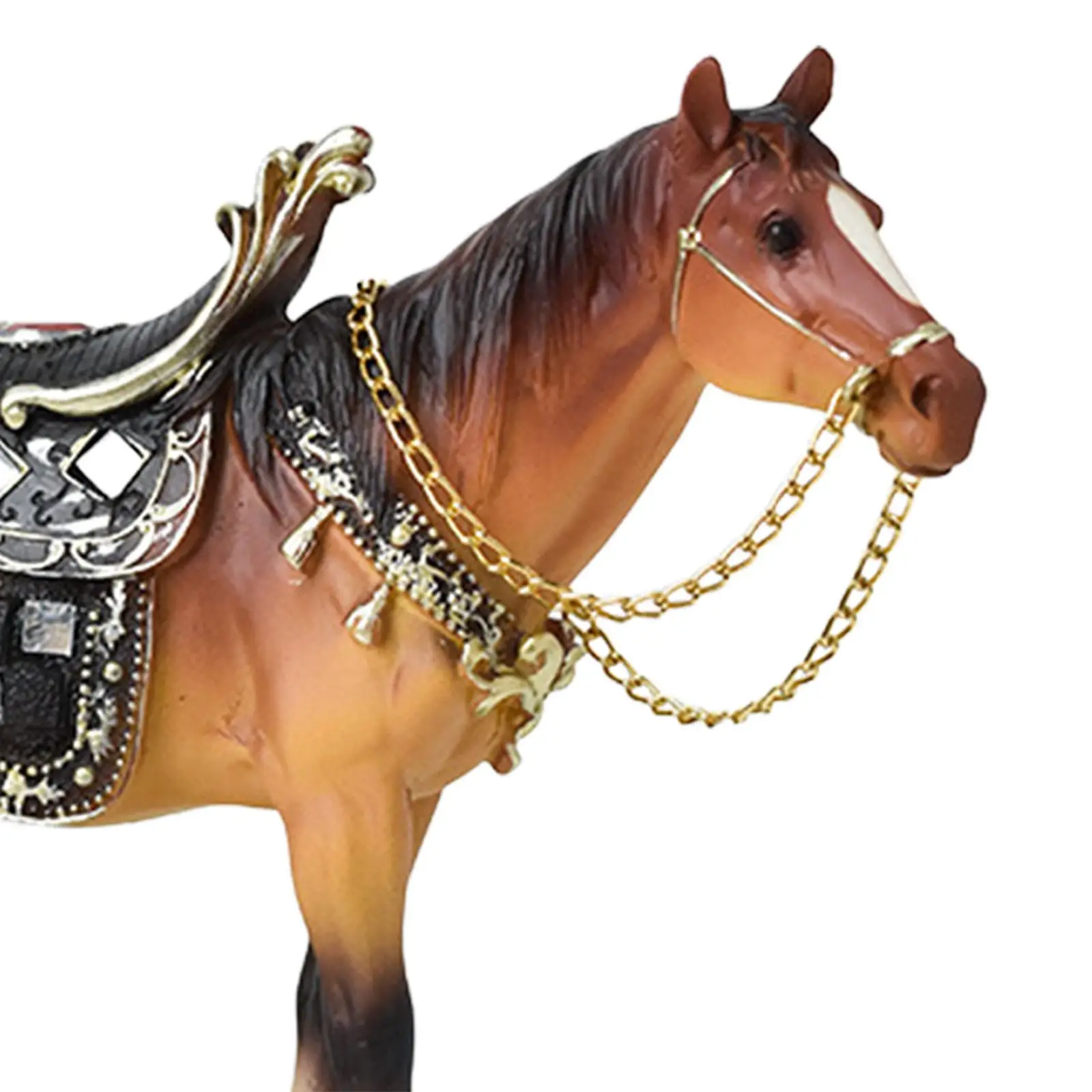 تمثال حصان ديكور طاولة زخرفة عمل فني هدية عيد ميلاد ديكور إبداعي