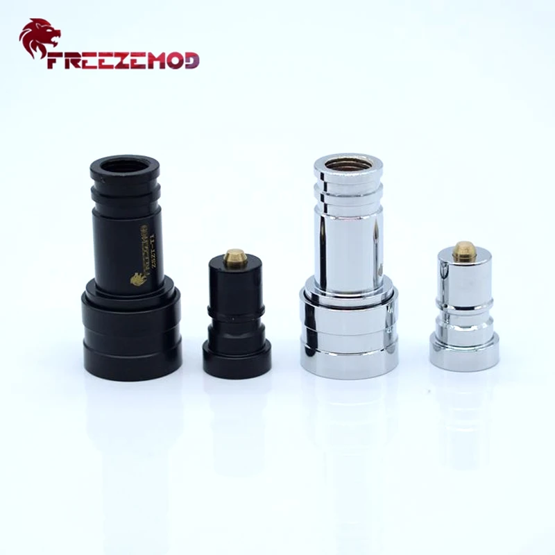 FREEZEMOD Máy Tính Làm Mát Nước Ngưng Van Cổng Kết Nối, g1/4 Nhanh Chóng-Kết Nối Ngăn Nước Van Cắt Lắp Adapter F-F