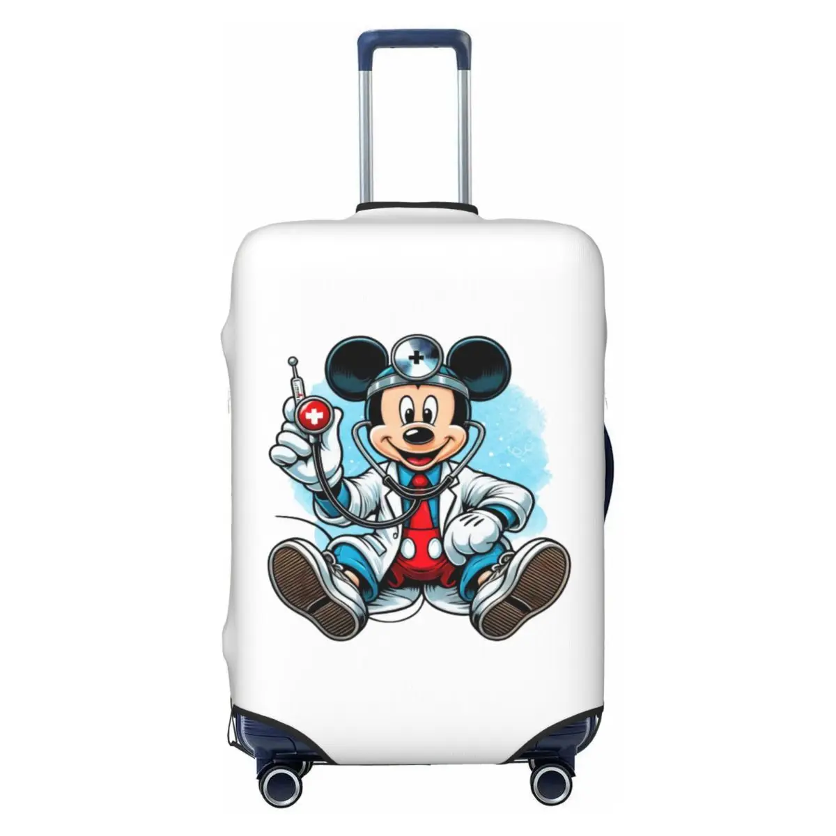 

Чехол для чемодана с изображением Микки Мауса в аниме-стиле, моющийся, защитный, для багажа 18-32 дюйма