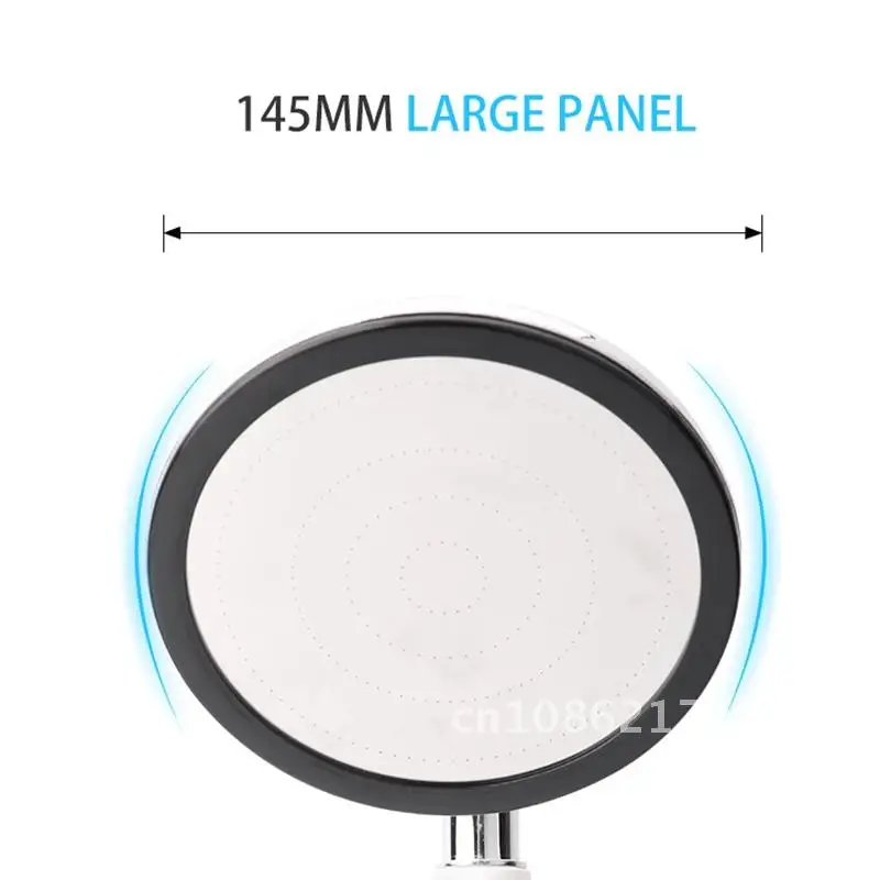 

ZhangJi Съемный 15 см большой панельный полезный водный распылитель давления круглый ручной фильтр лейки душа