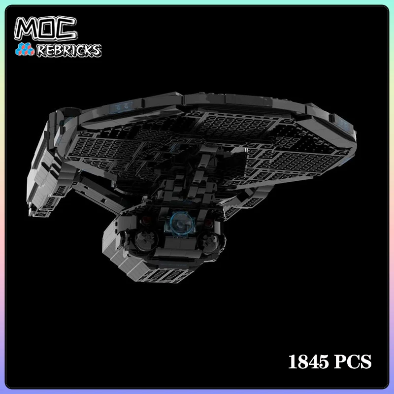 MOC Famous Space Series Dreadnought Interstellar Battleship V1 Building Block Bricks Assemble Model DIY Toys Children Xmas Gifts