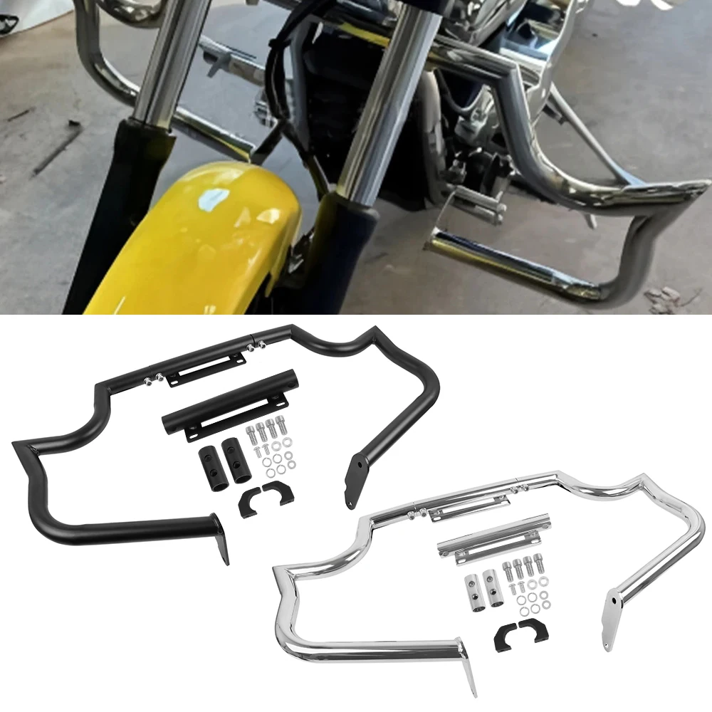 

Шоссейные дуги для Honda Fury VT1300CX VT1300 CX VT 1300CX 2010-2023, защита двигателя, бампер, клетка для трюков, защитные планки