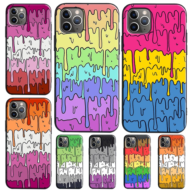 Pastel Kawaii Melting LGBTQ Design Case For Samsung Galaxy M36 M55 M35 M15 M56 M16 M54 M14 M34 M31 M11 M13 M53 M12 M32 M52 M06