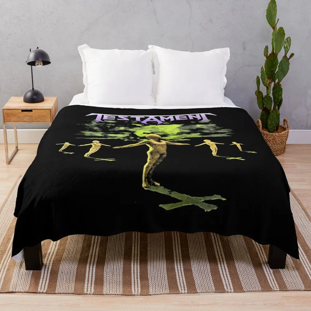 Vintage Thrash Metal Classic - Retro Tour 90s Band Throw Blanket Retros Camping Baby Blankets