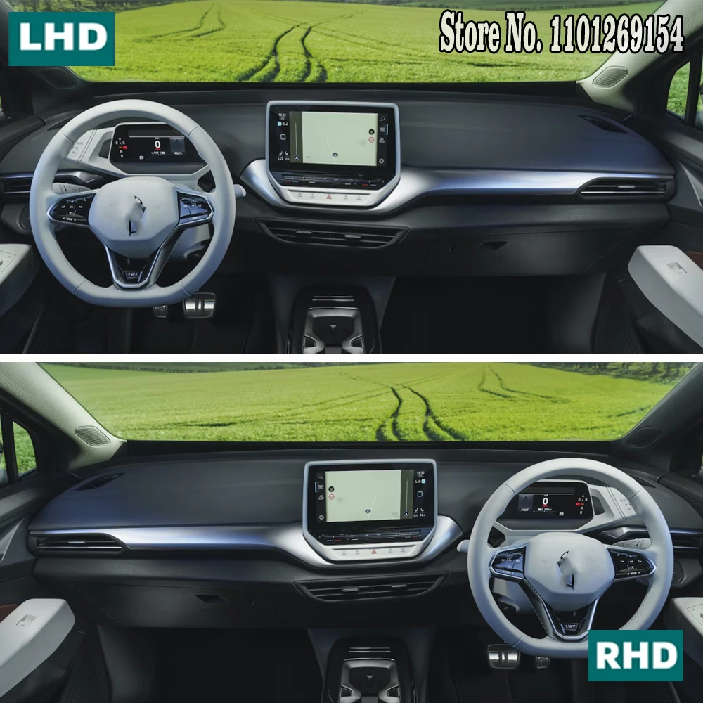 

Кожаный коврик для приборной панели, коврик для приборной панели для Volkswagen VW ID5 ID.5 ID 5 2021 2022 2023 2024 2025, аксессуары Atuo Interior