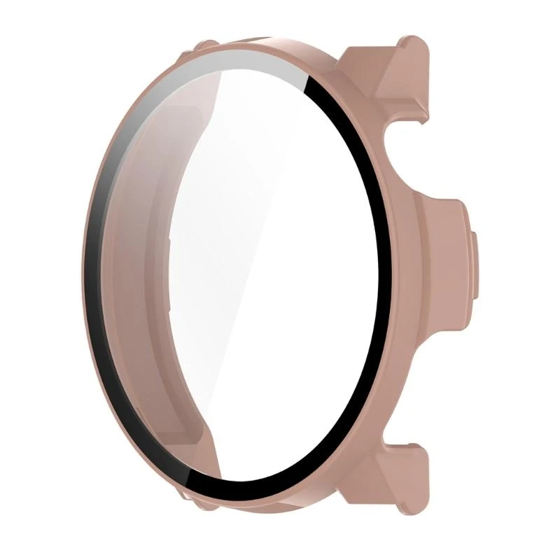 Q5WA Smartwatch Screen Screen Protector Case Shell مع فيلم زجاجي مقسى لمشاهدة غطاء واقية من الخدش