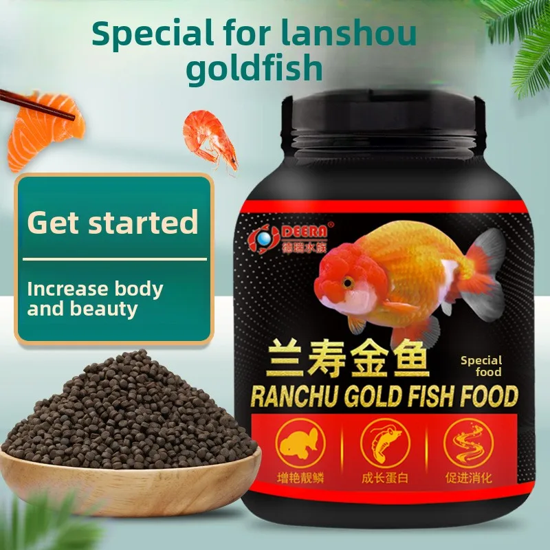 

DEERA Micro Pellets Goldfish Food for Small Fish, All-Purpose Starter Diet for Ranchu, Baby Goldfish & All Fancy Varieties