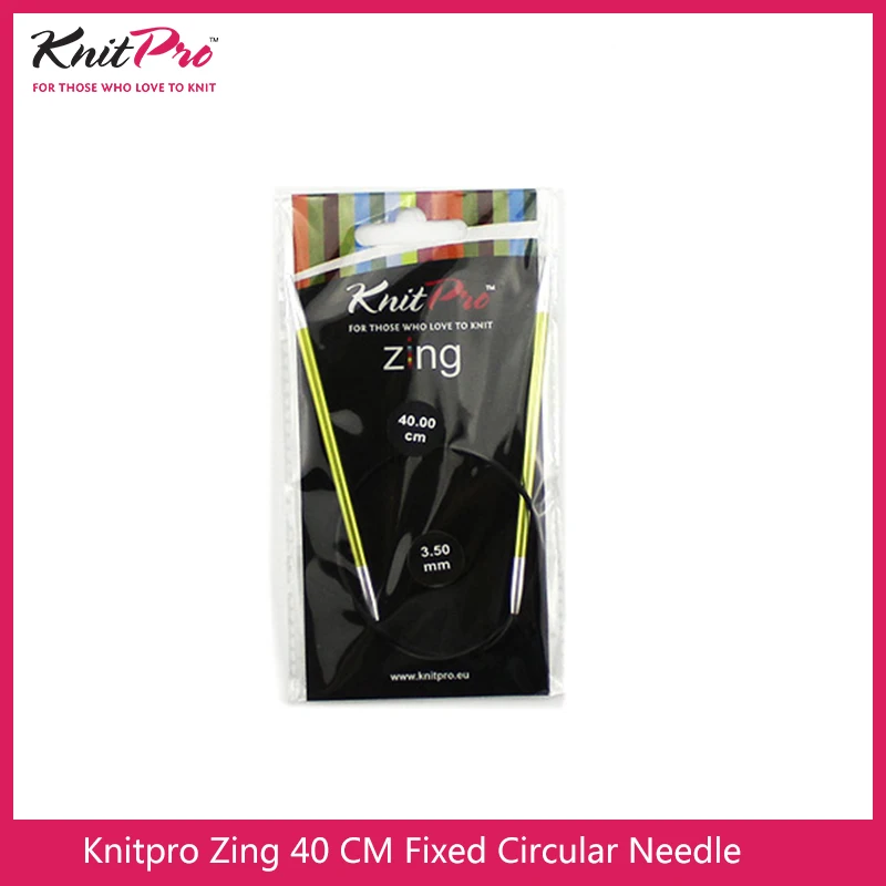 1 piece Knitpro Zing 40 cm Fixed Circular Knitting Needle