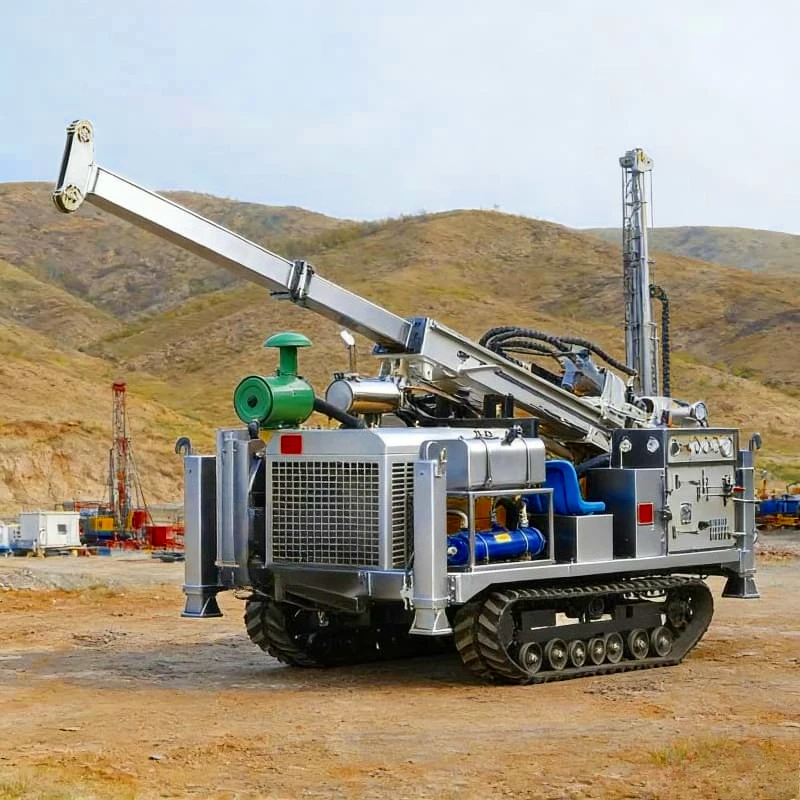 Drilling Rig Full Hydraulic Power Head Crawler Mounted Exploration Drill Underground Mining and Water Well Drilling Customized