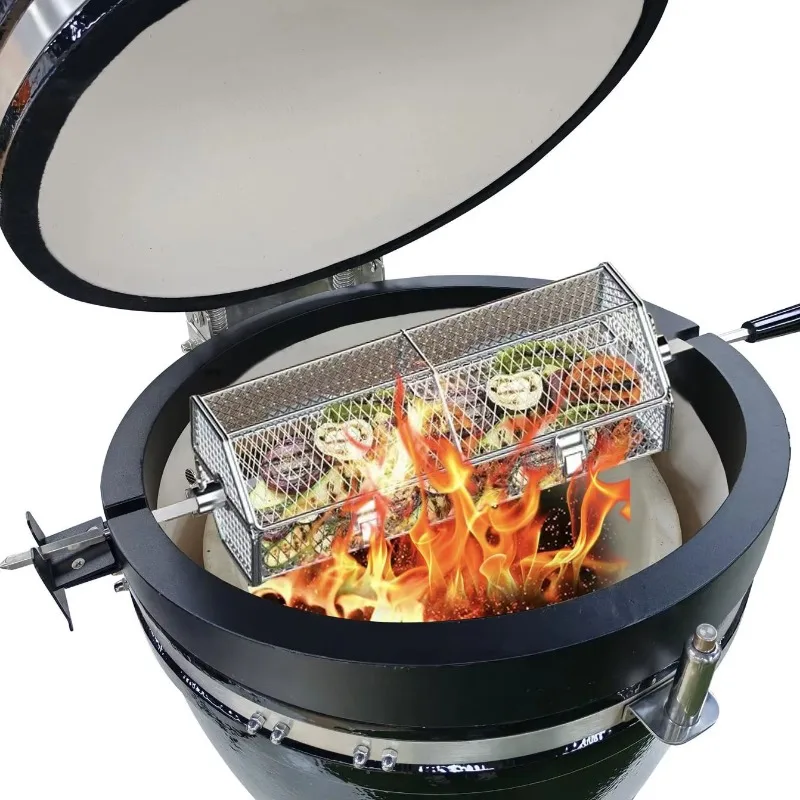 Cooking Electric Optional Stainless Steel Barbecue Shop Basket Barbecue Accessories