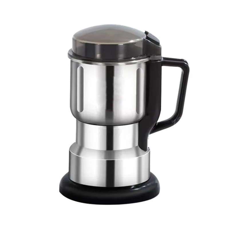 

Электрическая кофемолка из нержавеющей стали, 4-листное лезвие, кофемолка для кофейных зерен, портативная ручка, многофункциональная мельница для специй для домашнего использования
