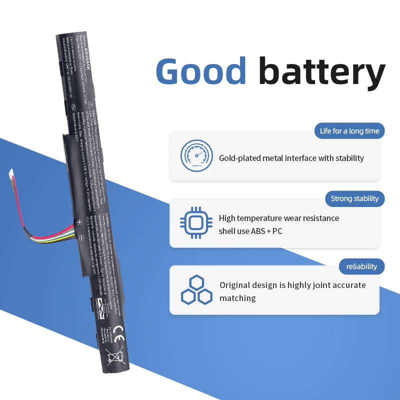 Imagem -03 - Bateria Suozhan para Acer Aspire As16a5k As16a7k As16a8k As16a8k E15 E5475g 523g 553g 575g 774g E5575-59qb E5-57575 E5-57575 E5-53vg Novo