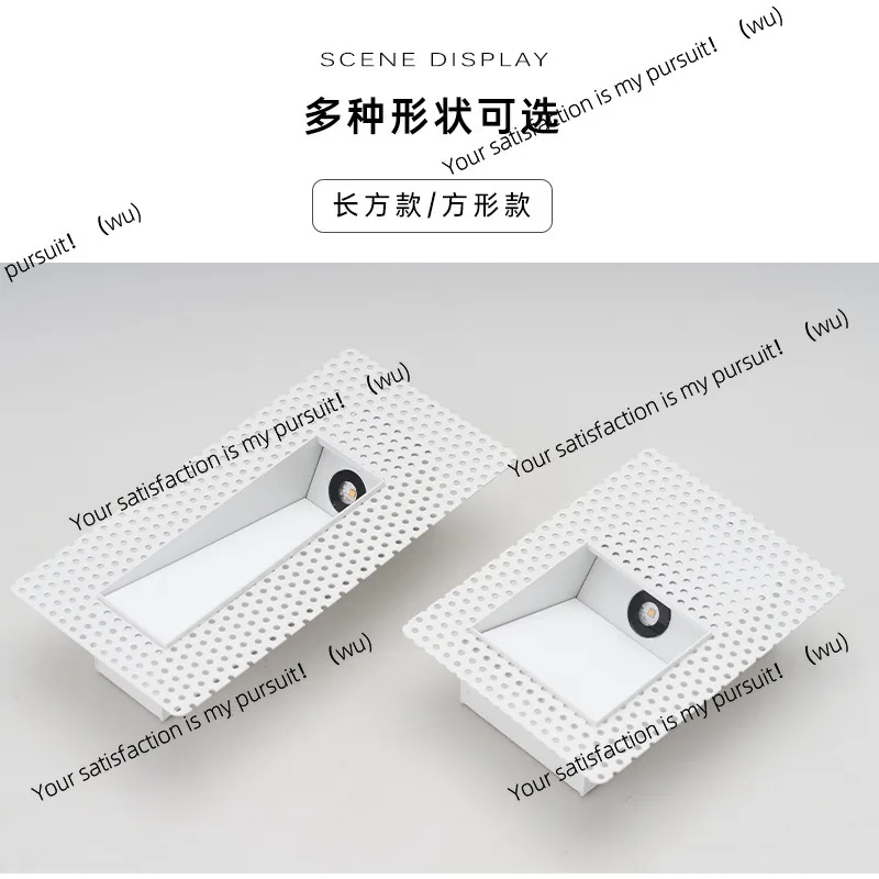 Borderless, embedded LED human body induction foot light smart corner step hotel staircase aisle light