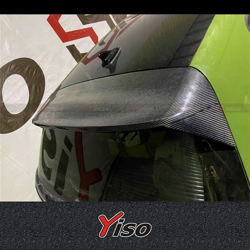 FOR Volkswagen GOLF 8 GTI VW golf 8 R Rline Modified Carbon fiber Yiso WING Paste the installation Empennage