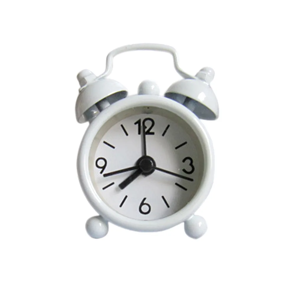 Creative Cute Mini Metal Small Alarm Clock Electronic Small Alarm Clock