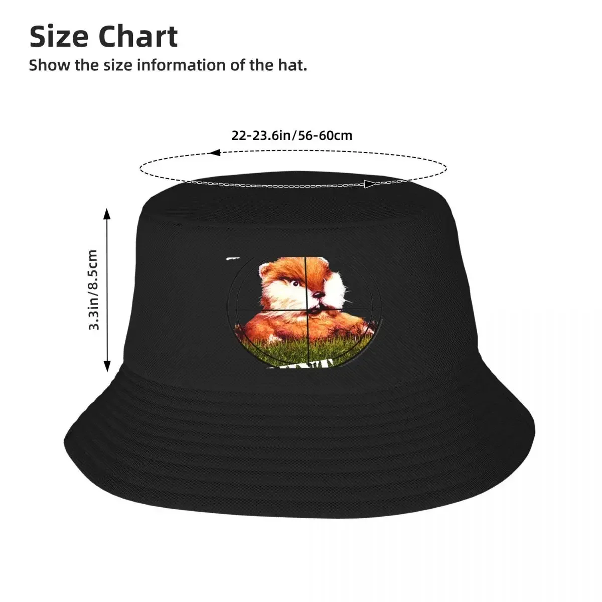 Caddyshack Varmint Bucket Hat Sunhat western Hat Hat Man Luxury Caps For Women Men's