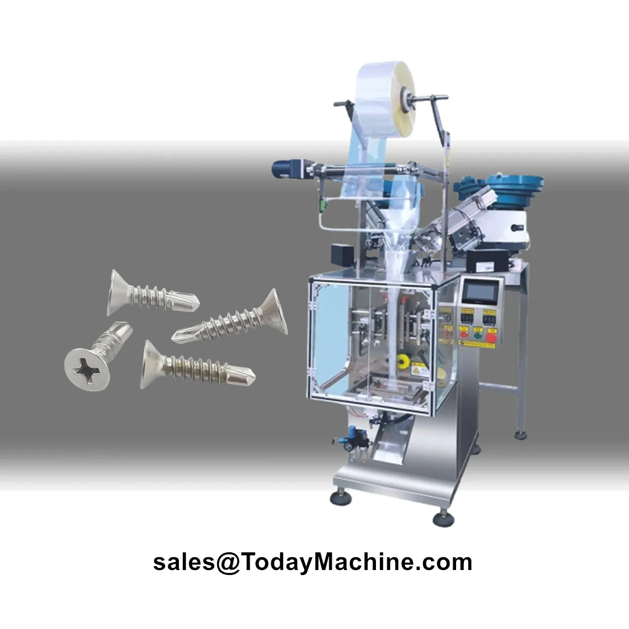 Automatic Small Parts Hardware Fastener Nuts Bolts Wire Nails Screw Counting Bag Packing Machine