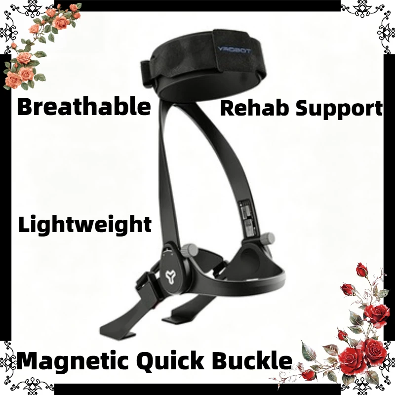 Drop Foot Brace Wear Over Shoes Ankle Foot Orthosis for Stroke Hemiplegia Varus Foot Correction