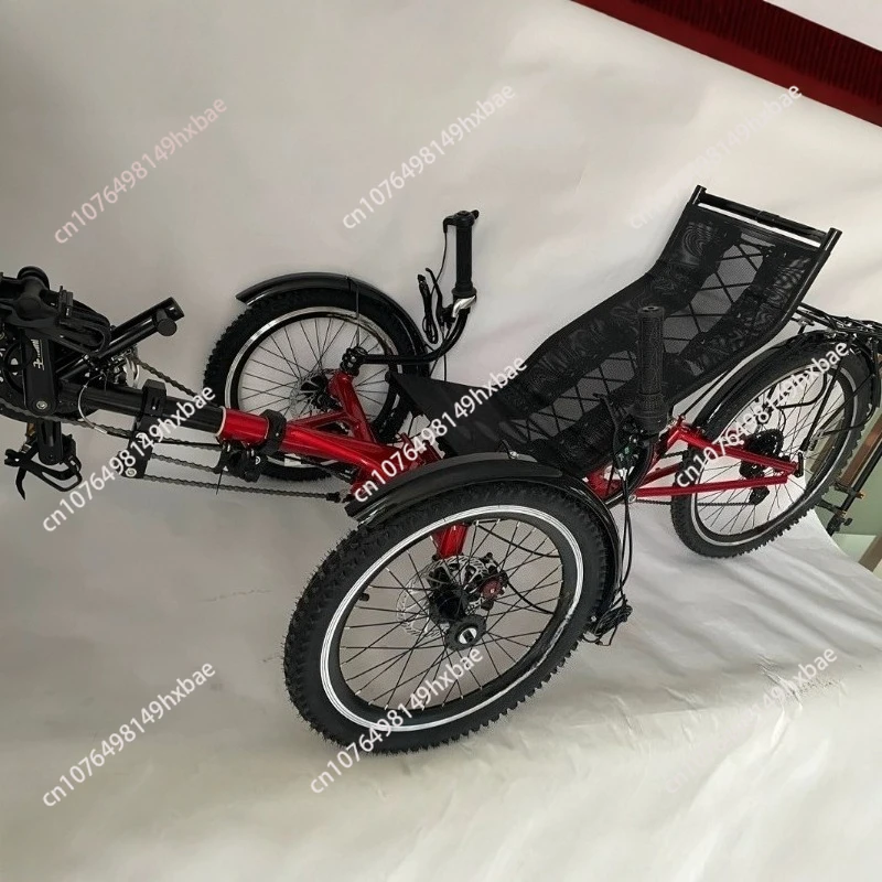 Bike Outdoors 26 Inches Recumbent Tricycle 3 Wheel Adults Recumbent Trike