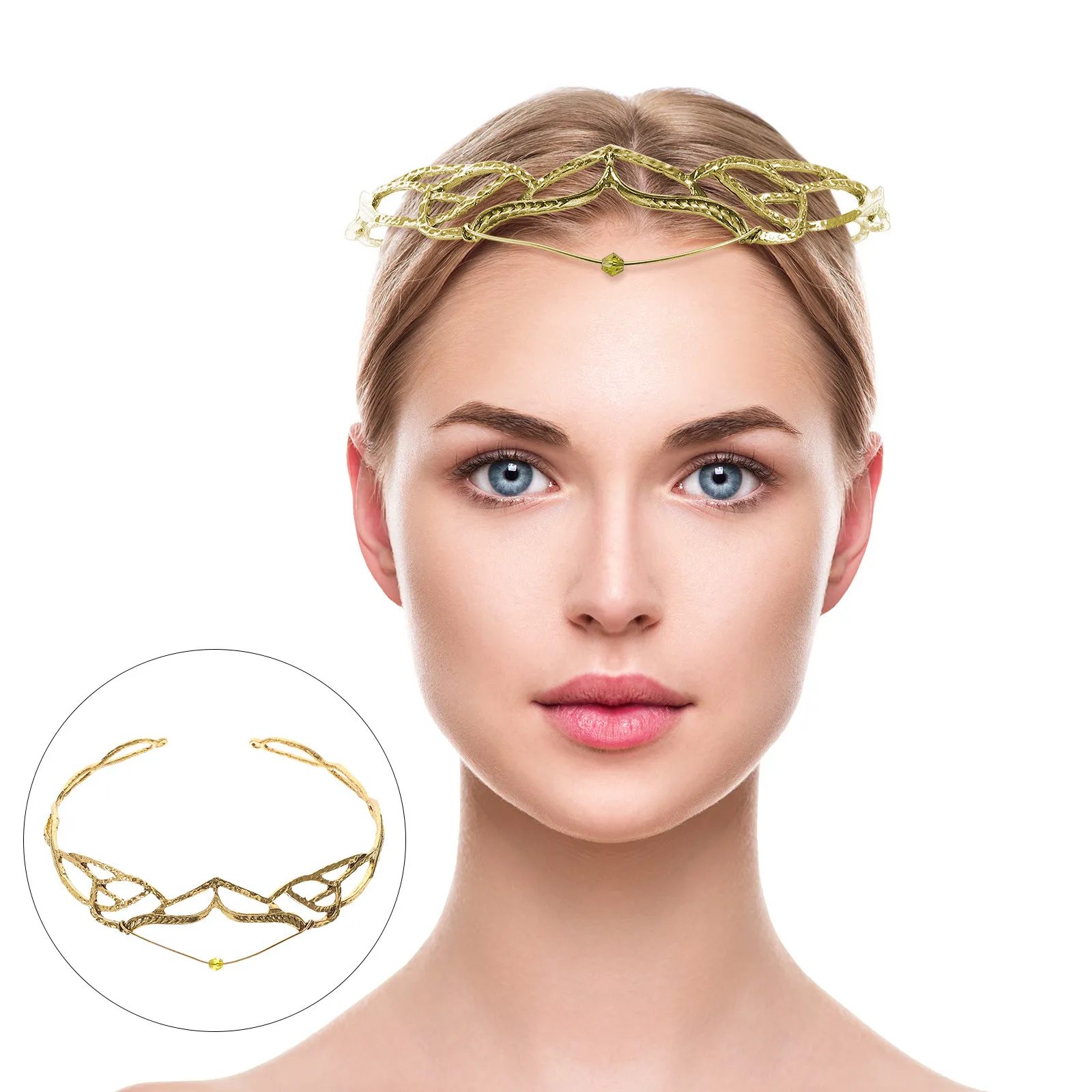 

Тиара-ободок для волос женский, нежная корона, повязка для волос, аксессуар для невесты на свадьбу и вечеринку, элегантный сказочный головной убор, модный женский аксессуар