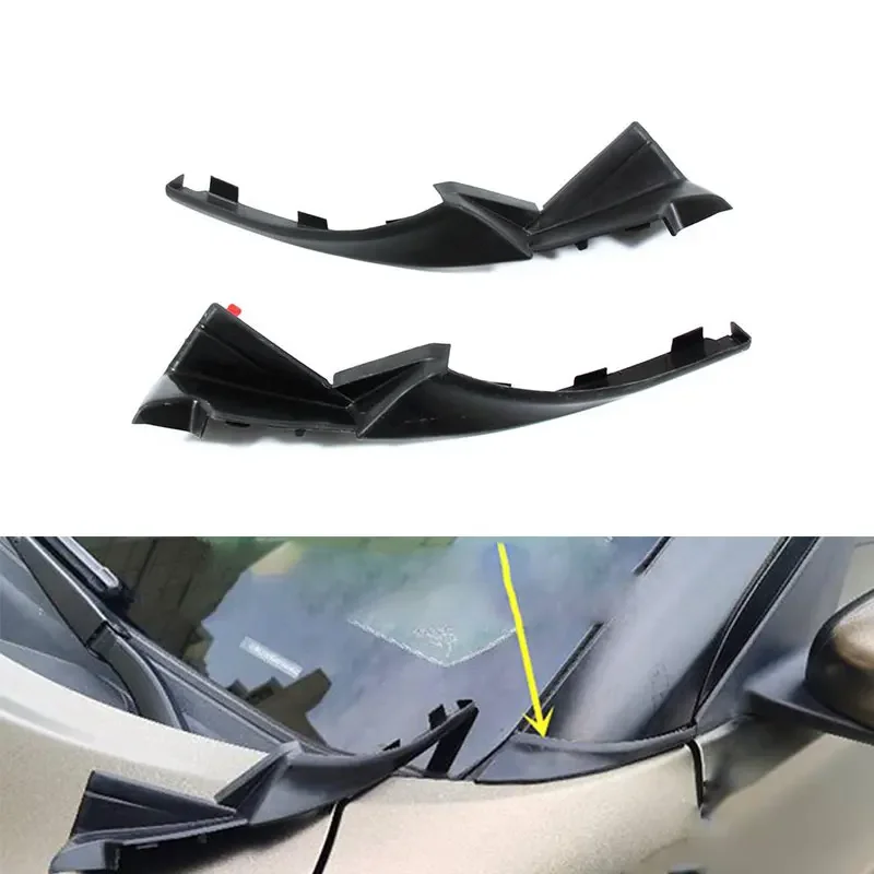 For Nissan Kicks 2016 -2020 Front Windshield Lower Corner Fender Decorative Plate Wiper Diversion Side Trim Cover