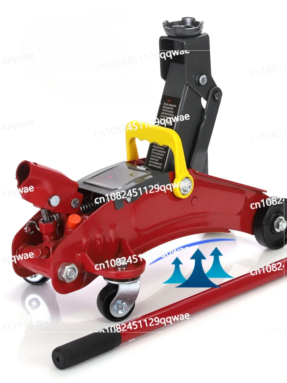 The Car Is Loaded with A Horizontal Oil Hydraulic Vertical 2-ton Jack 2.25t Tire Change Tool