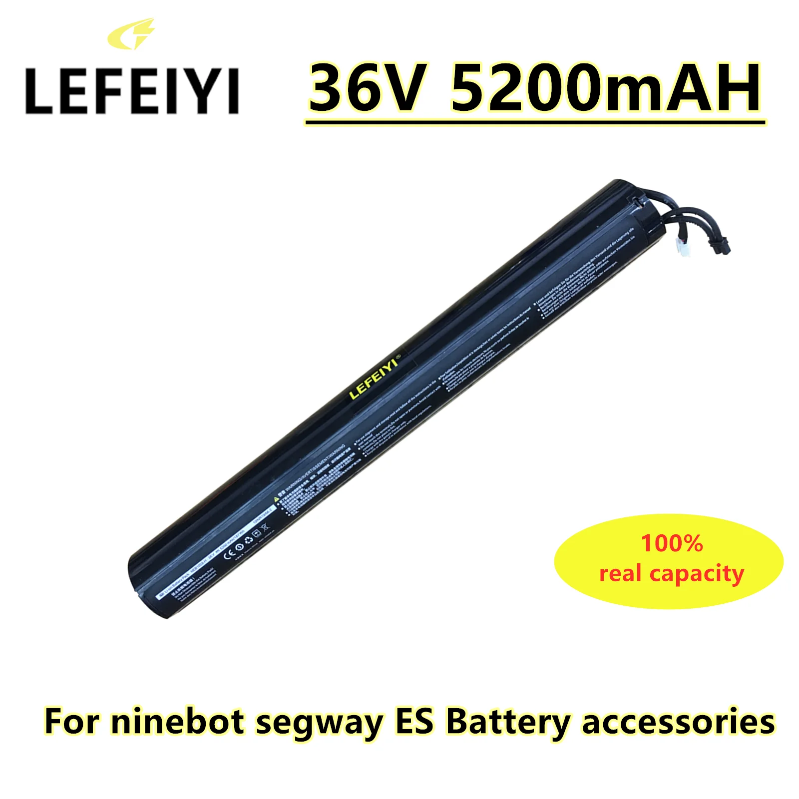 100% Brand New 36V 5200mAh Battery Pack, Suitable for Ninebot Segway Es1 / ES2 / Es3 / Es4 Scooter